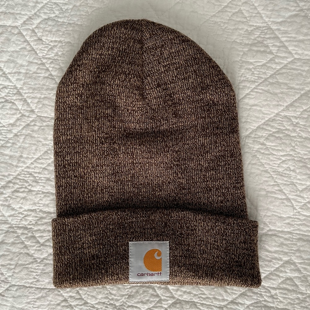 Carhartt brown winter beanie